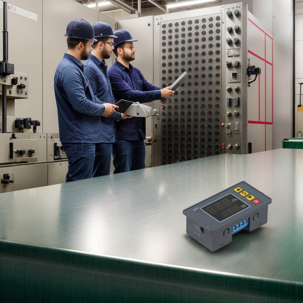 Digital Timer Relay Switch Module 12V DC Time Delay Control LED Display