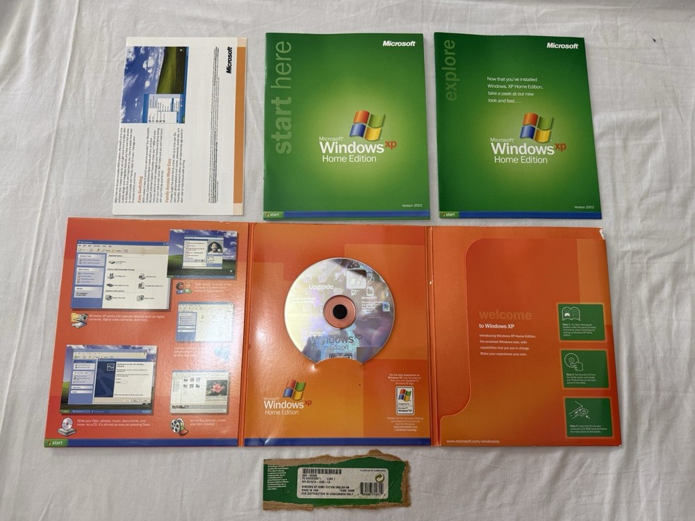 Microsoft Windows XP Home Edition 2002  Pre-owned Used See Description