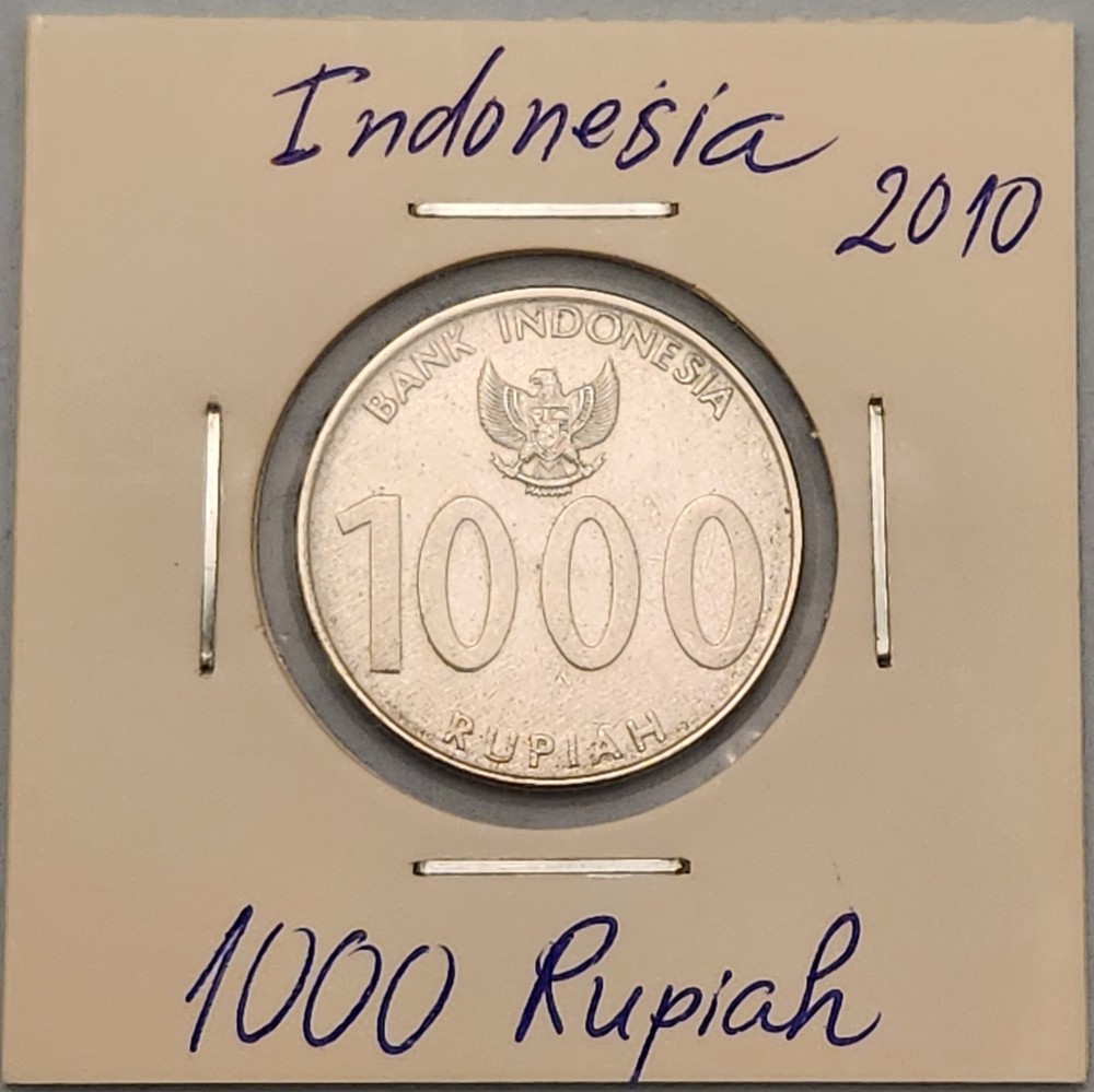 Indonesia coin,  1000 Rupiah,  2010