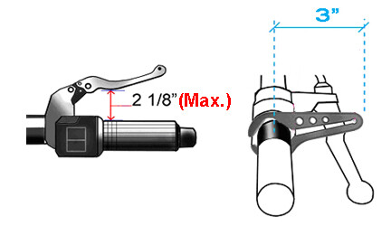 Go Cruise Universal Motorcycle Throttle Lock Cruise Control for 1" Handlebars