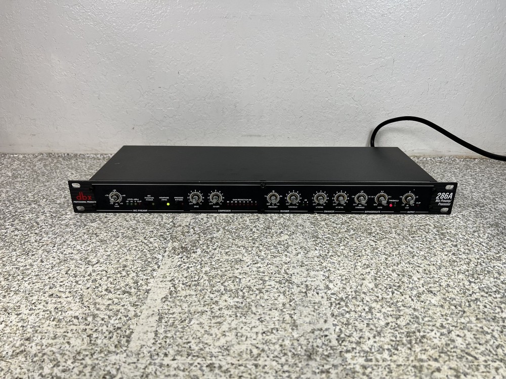 dbx 286A Microphone Preamp Processor CG01BJ6 (NO KNOBS!)