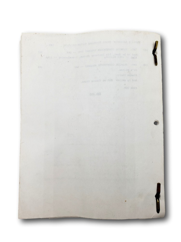 Devil's Advocate White Shooting Script 10/15/96 FFS Productions 148 Pages