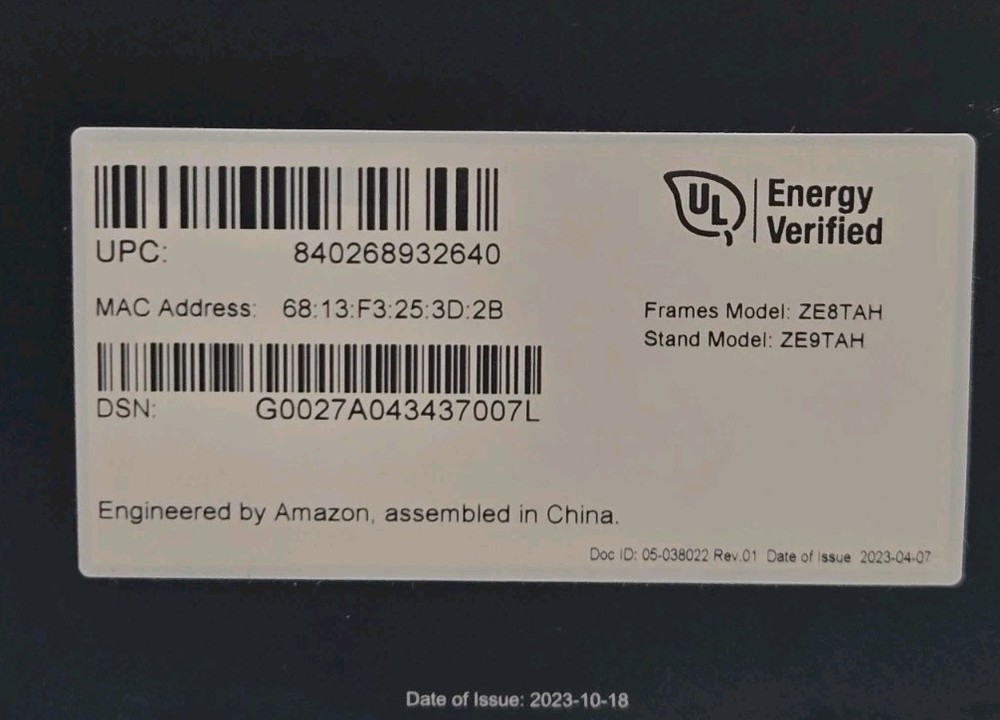 Amazon Echo Frames Smart Glasses Designed for Alexa+ Polarized Lenses- Wide Grey