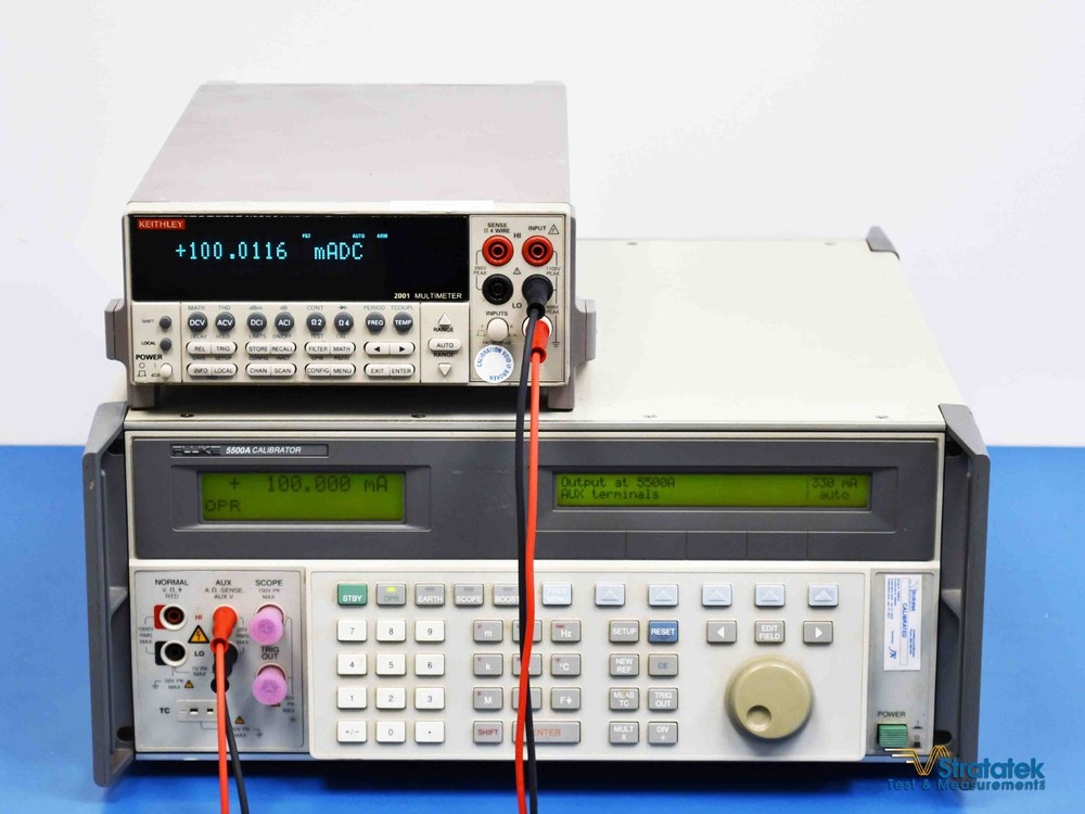 Fluke 5500A Multifunction Calibrator NIST Calibrated