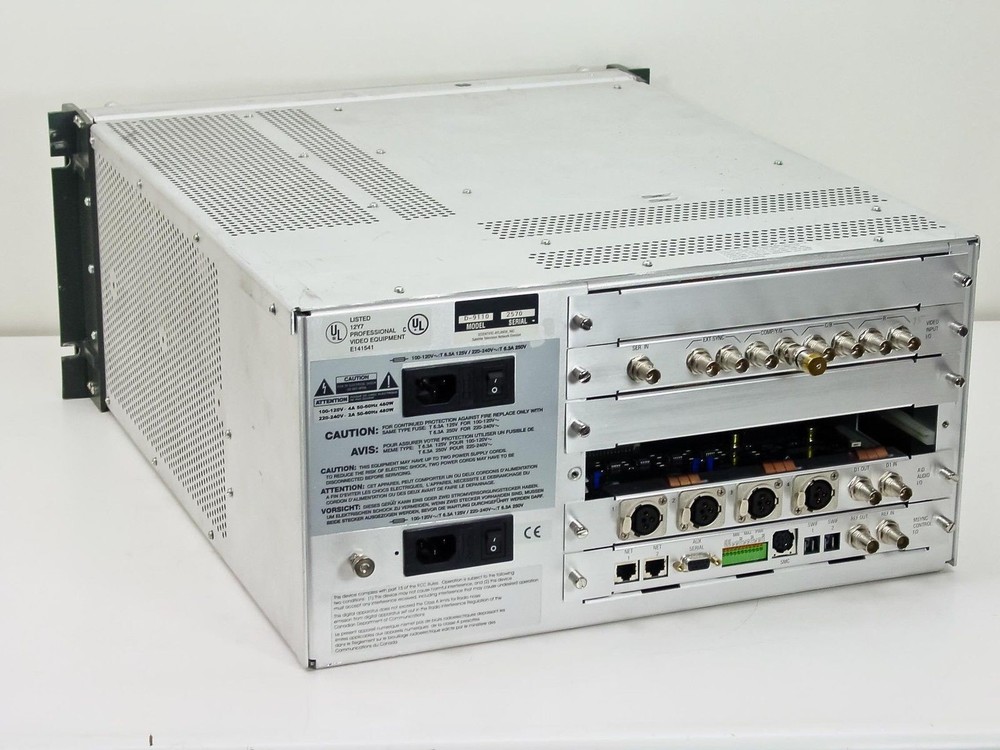 Digital Atlanta D-9110 PowerVu Digital Video Encoder w/MSync and Audio Modules