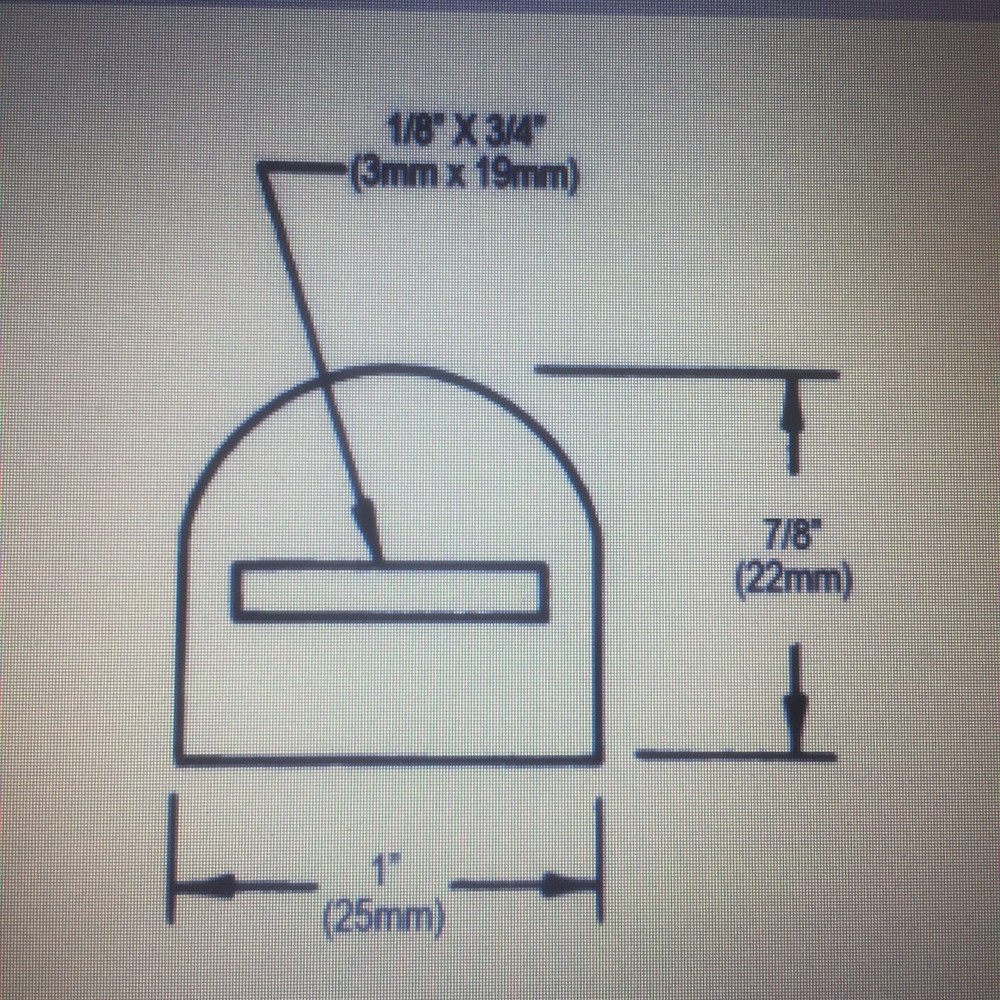 STRIP BUMPER PROTECTOR C60-5010 - 25FT ROLL