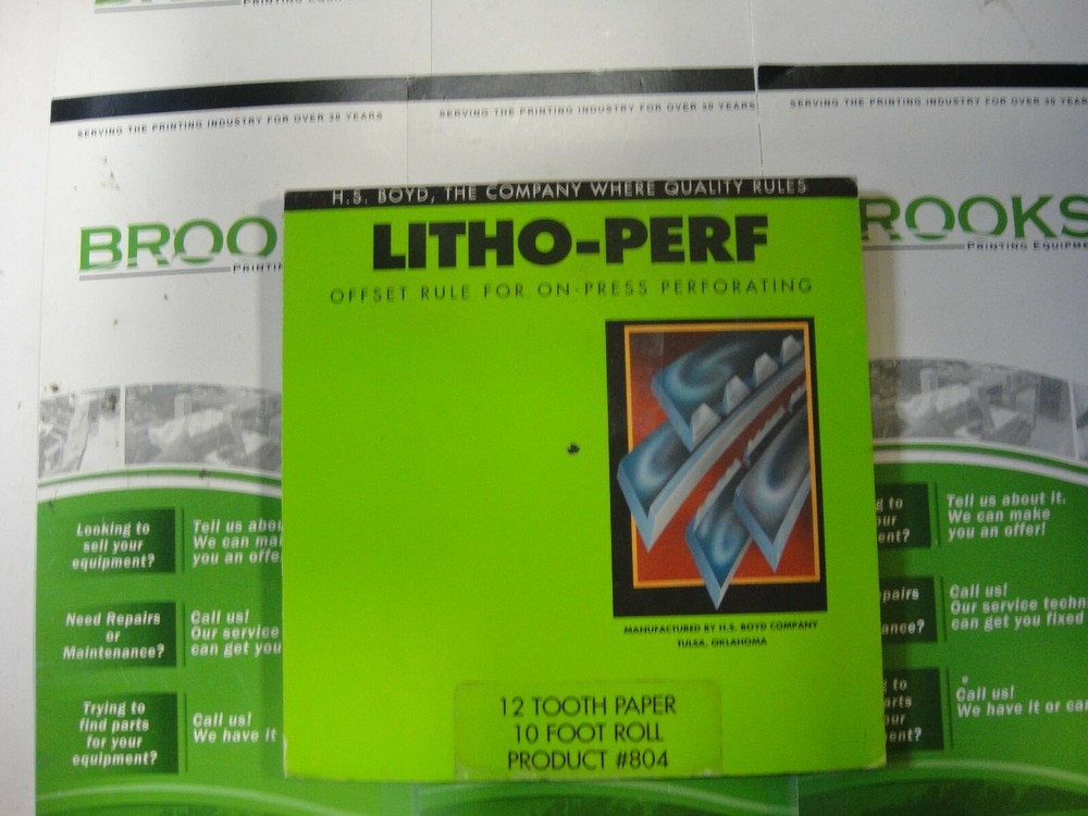 Litho-Perf 12 Tooth, Product #804