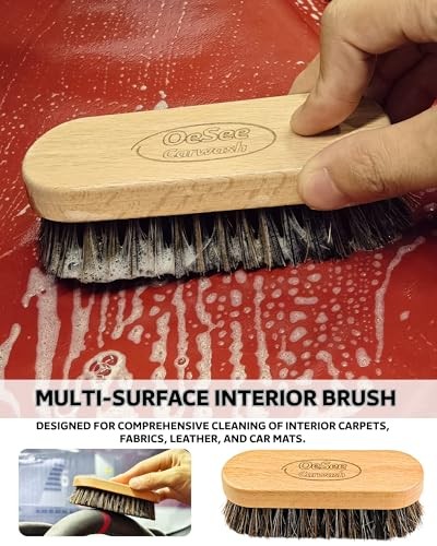 PRO Car Interior Cleaning Kit (9-Piece) - Deep Clean Tools for Leather,