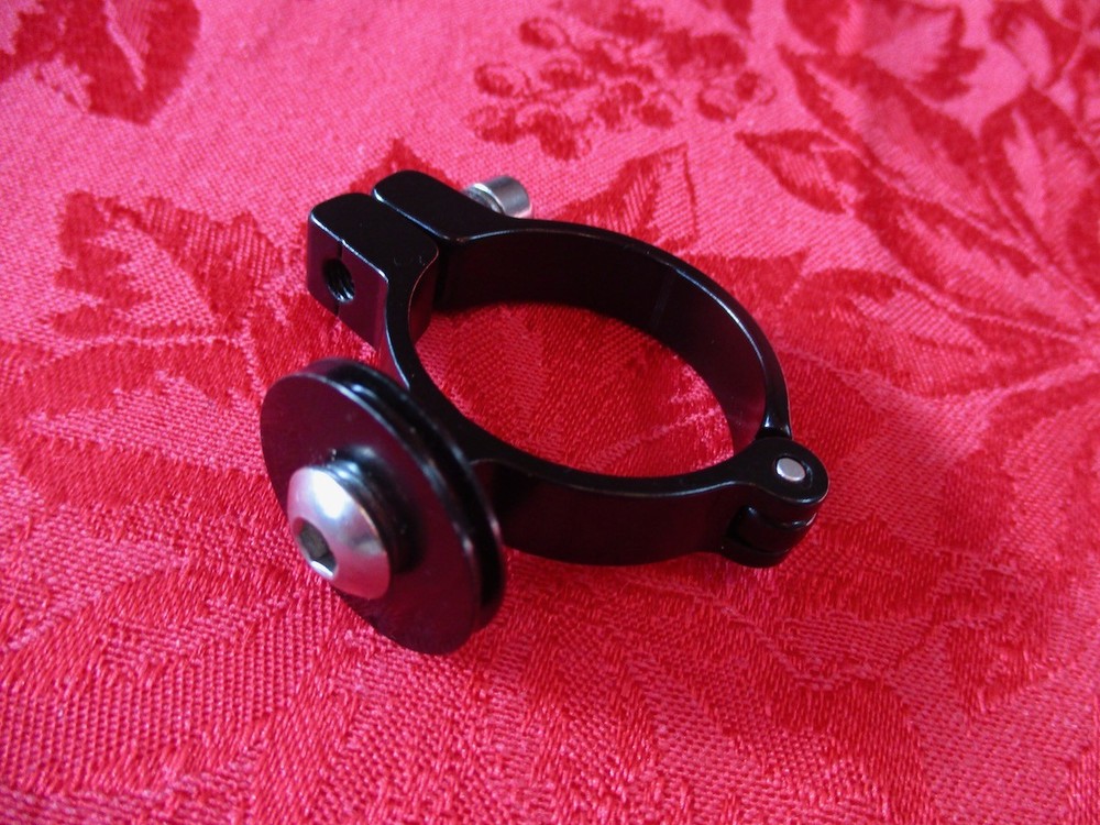 Cable guide pulley with 34.9mm clamp