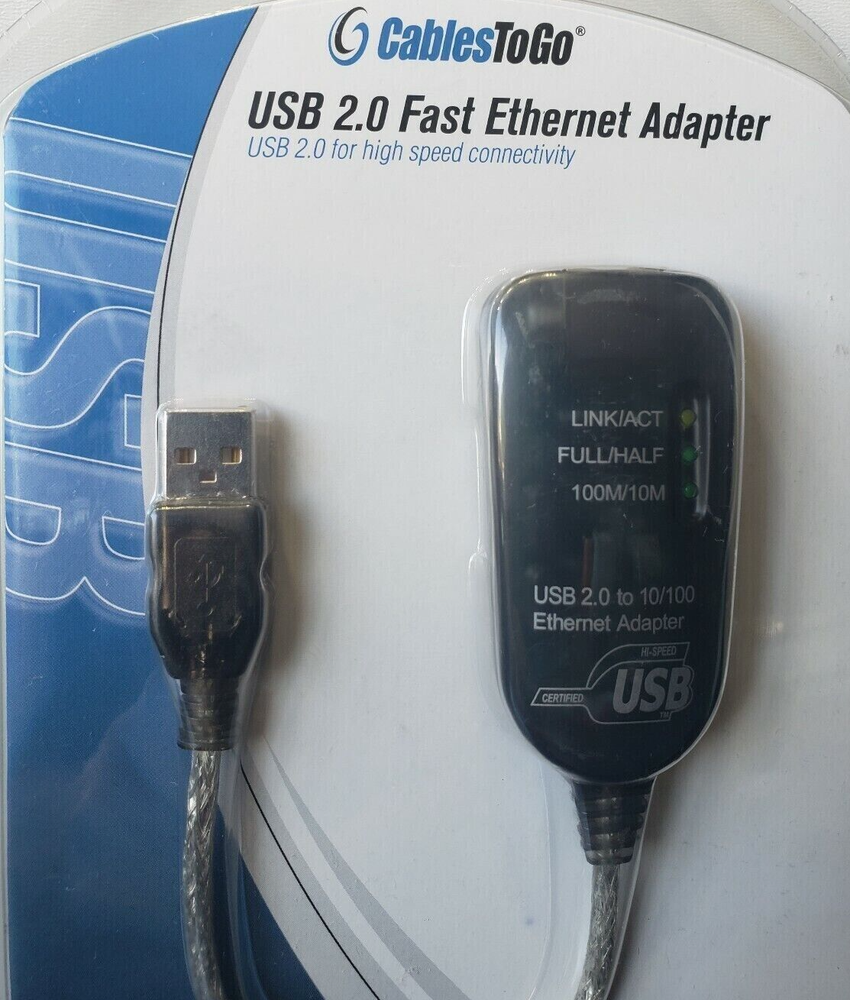 Cables To Go 39998 JETLAN USB 2.0 FAST ETHERNET ADAPTER