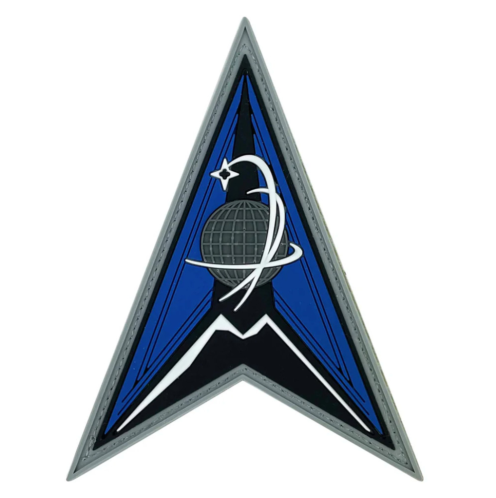 GENUINE U.S. SPACE FORCE PVC PATCH SPACE DELTA 8 WITH HOOK