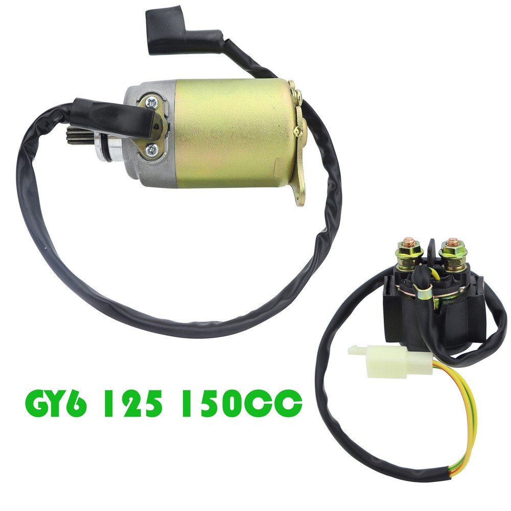 4-stroke GY6 150CC Starter Motor and Relay