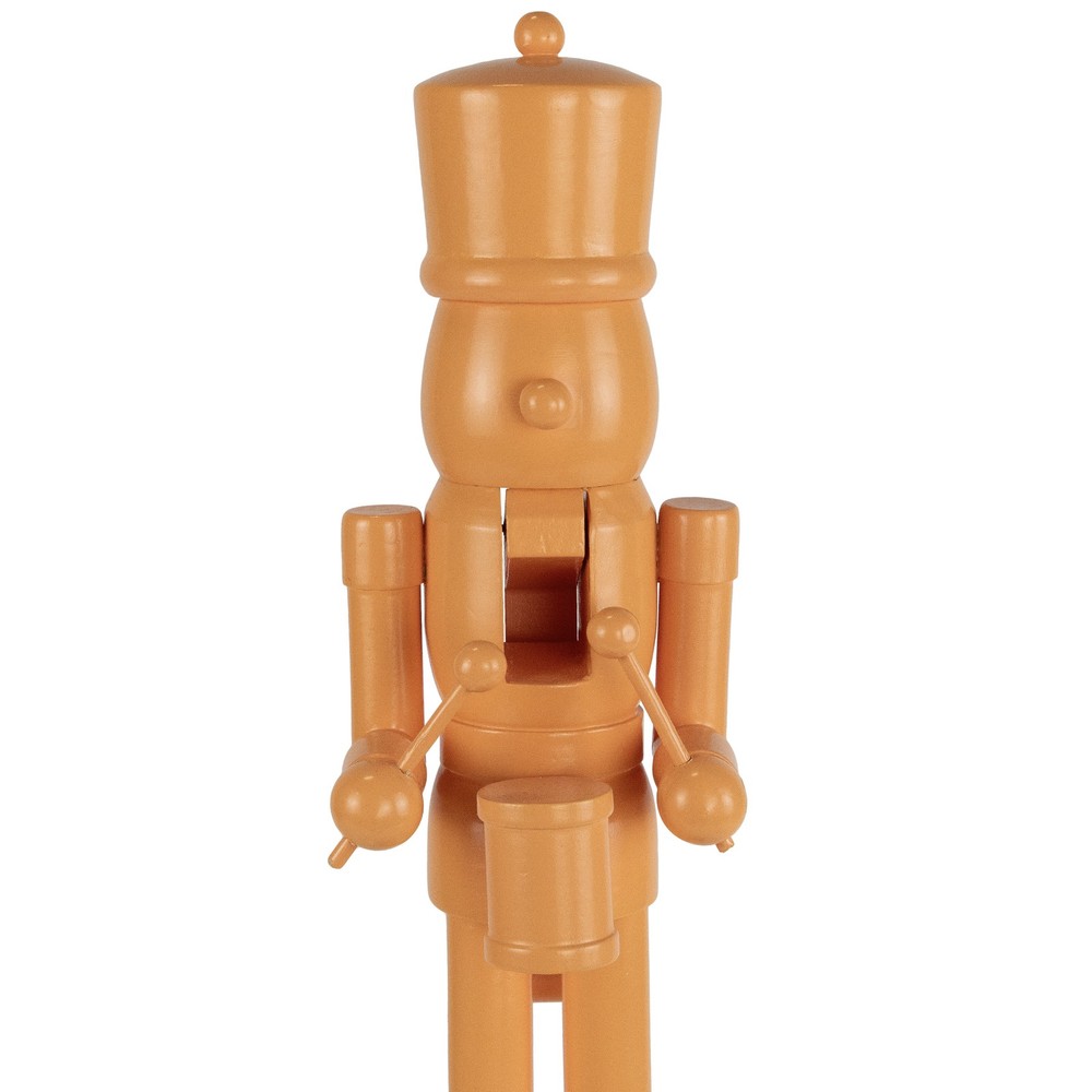 Northlight Drummer Soldier Nutcracker Christmas Figure - 15" - Solid Orange