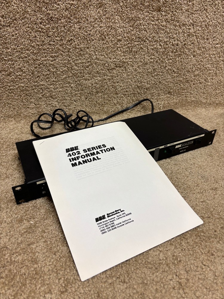 BBE Maxie Sonic Maximizer 402