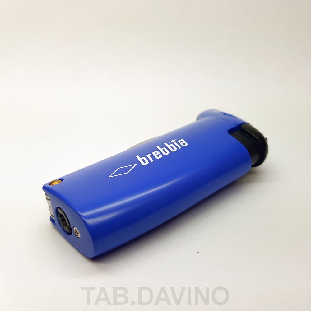 BREBBIA BLUE PIPE LIGHTER WITH CURAPIPE BOWL FLAME