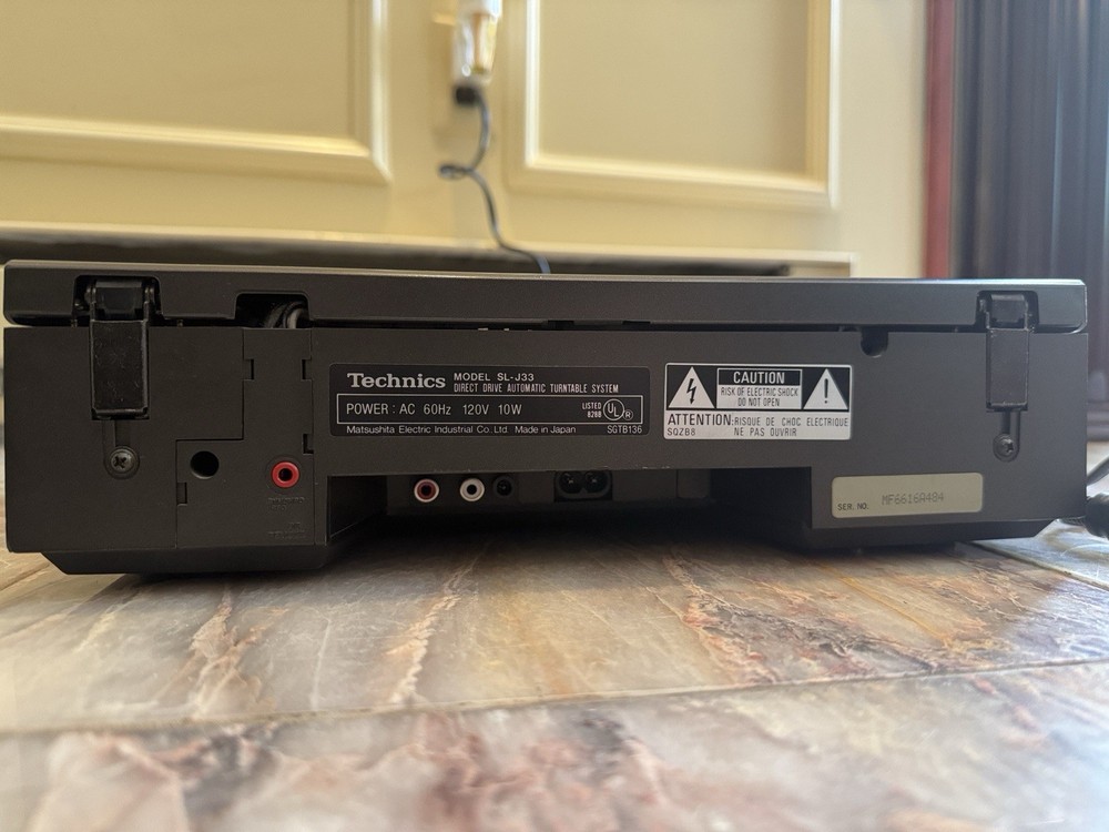 Technics SL-J33 Quartz Direct Drive Automatic Turntable - Tested Working Well