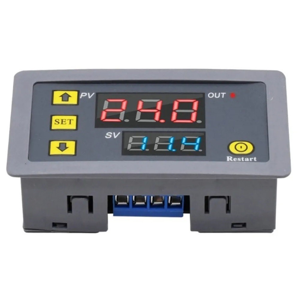 220V Digital Cycle Timer with Flexible Delay Functions and LED Display