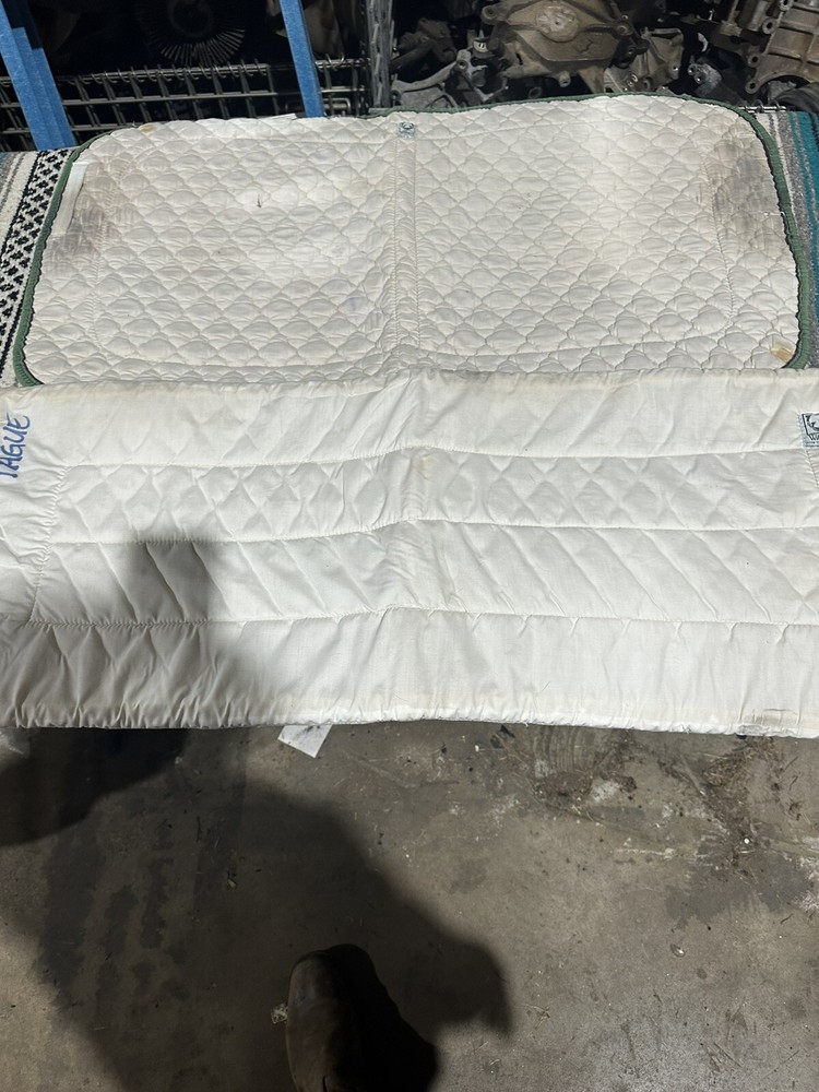 Wilker Saddle Pads And 37” Leg Wraps Used Bundle