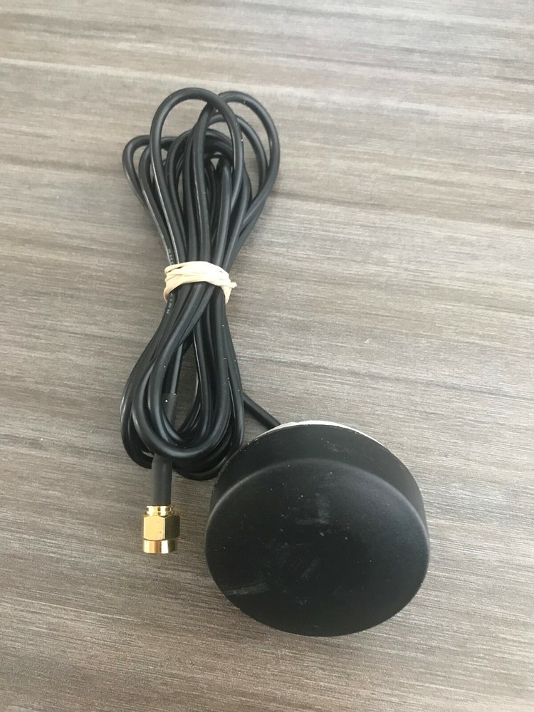 GPS Mobile Antenna Black 1 3/4" Diam. USED