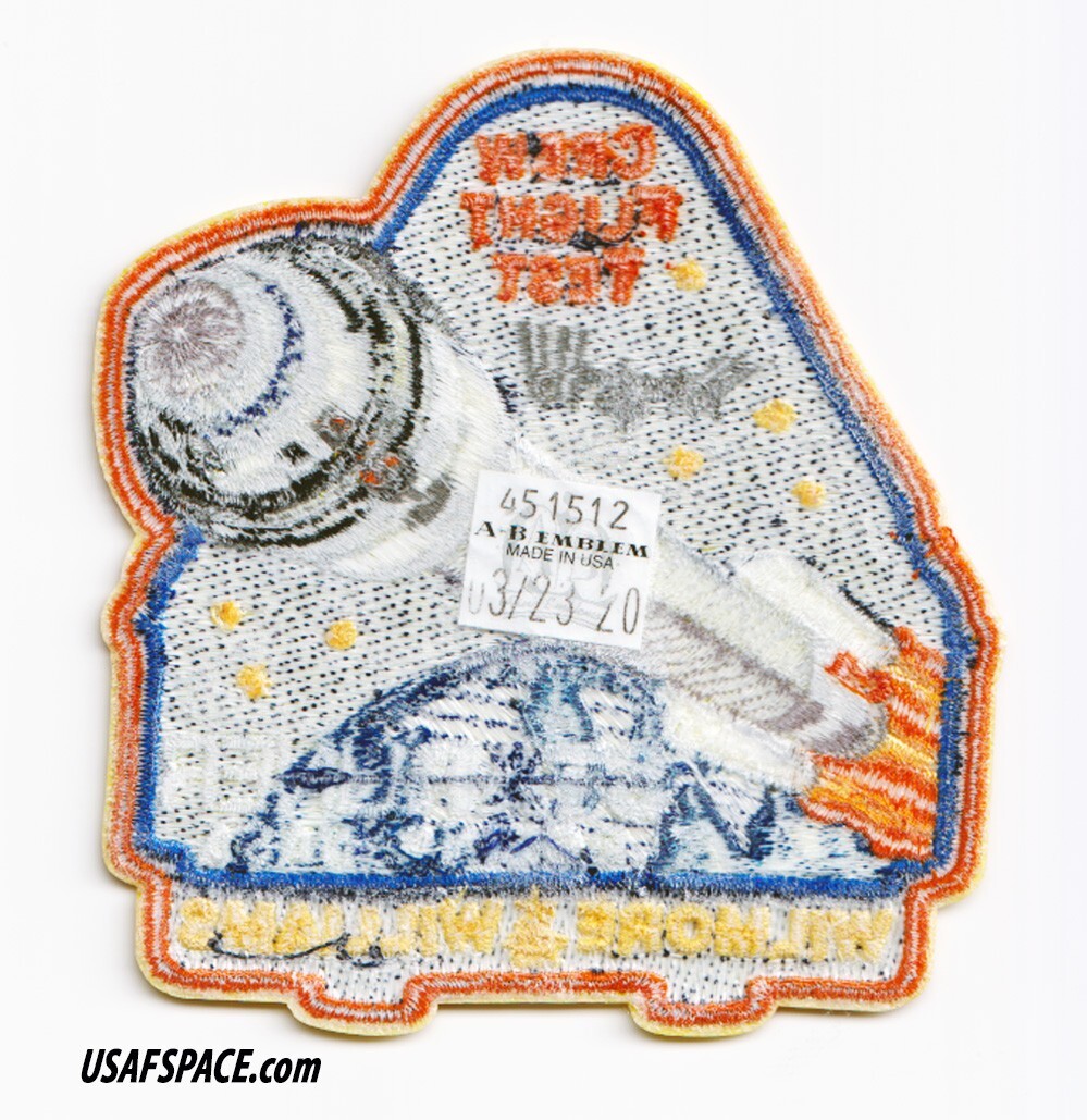 Authentic-BOEING STARLINER CREW FLIGHT TEST-NASA-A-B Emblem SPACE Mission PATCH