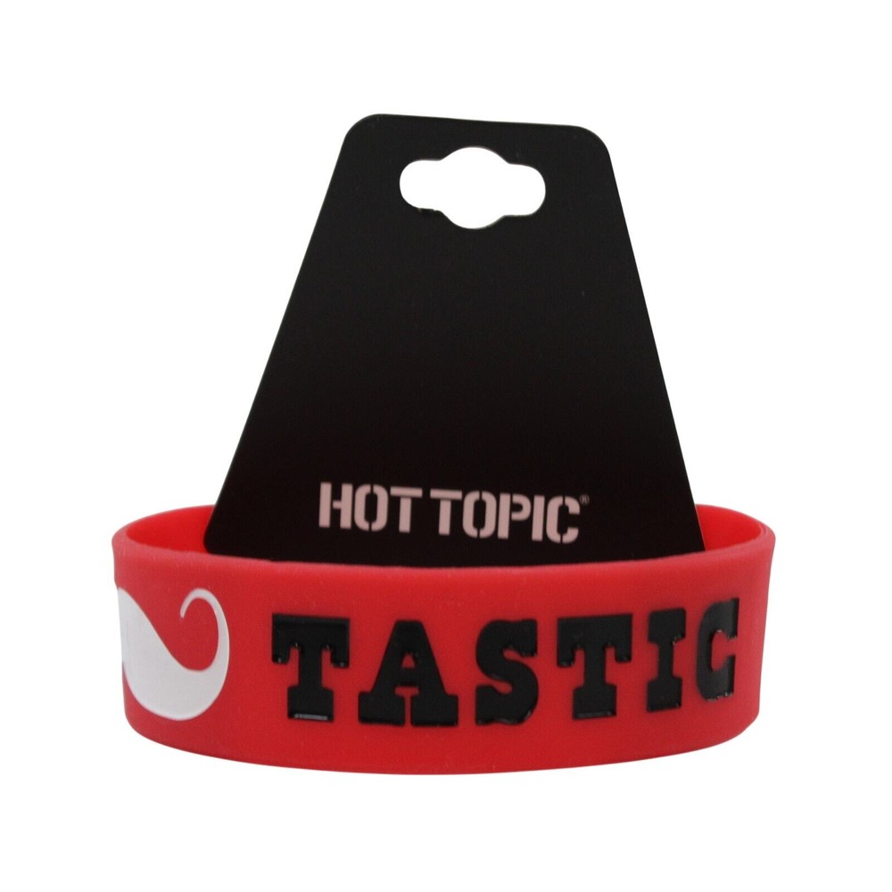 "Stache Tastic" Silicone Bracelet from Hot Topic #B2168