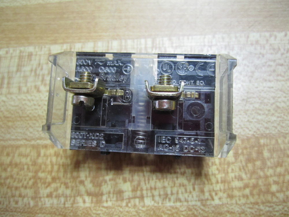 Allen Bradley 800T-XD2 Contact Block 800TXD2