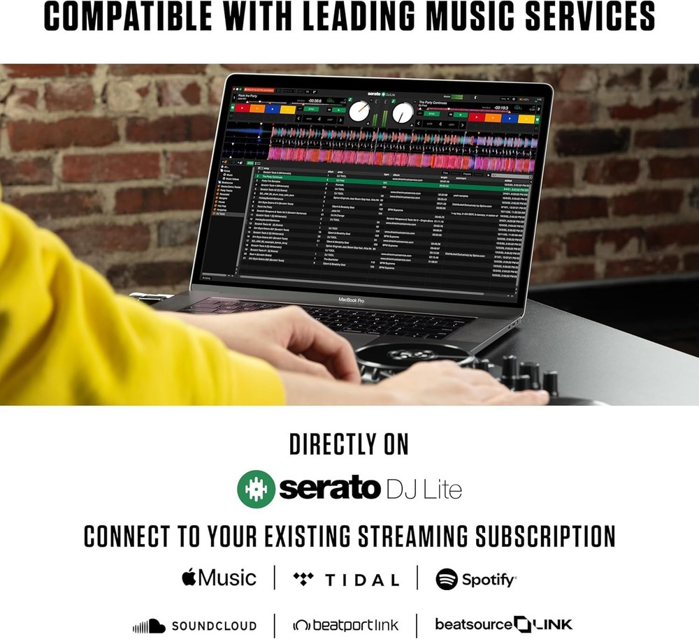 Professional 2 Deck DJ Controller for Seamless Mixing & Party Excitement