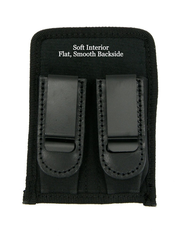 NEW Inside Pants Concealment SINGLE & DOUBLE STACK Magazine Carrier Pouch