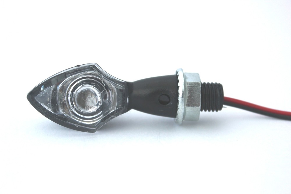 LED indicators black ABS Nano single led clear lens
