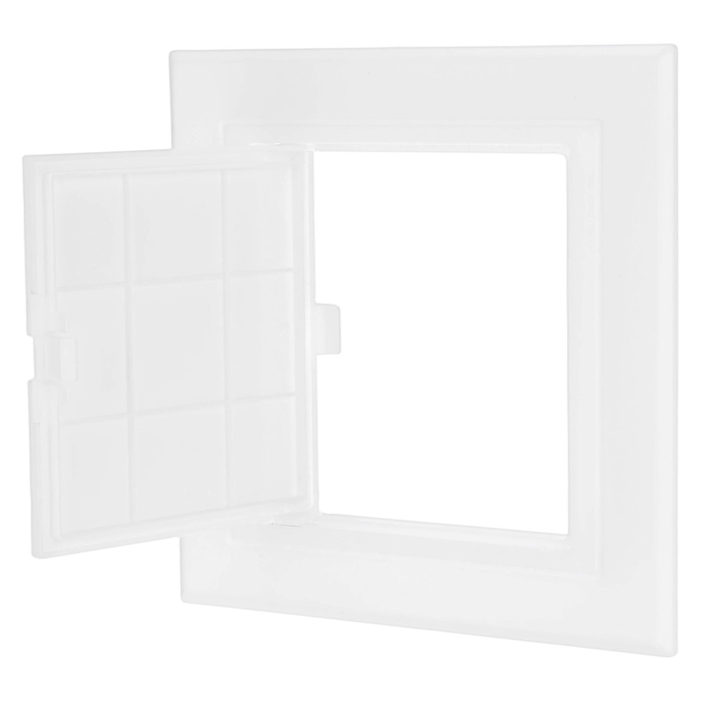 1-Pack Access Panel for Drywall, 4.1x4" Plastic Wall Hole Cover [White]