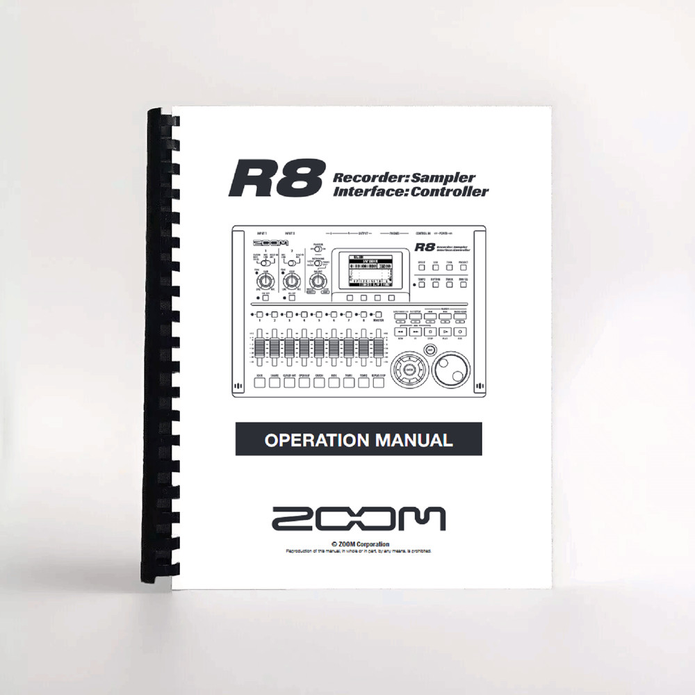 Zoom R8 Operation Manual