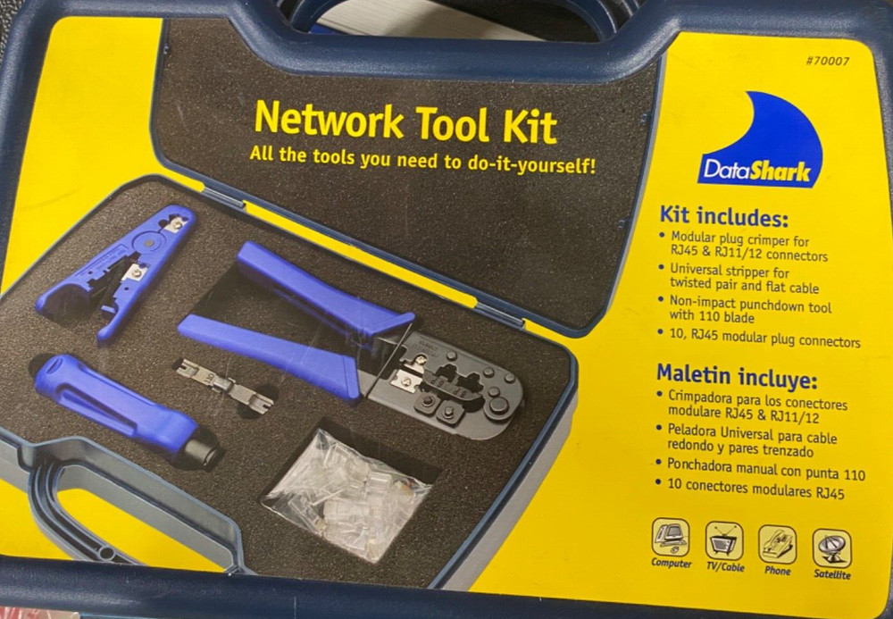 NEW Datashark Network Cable & Connection Tool Kit PA70007