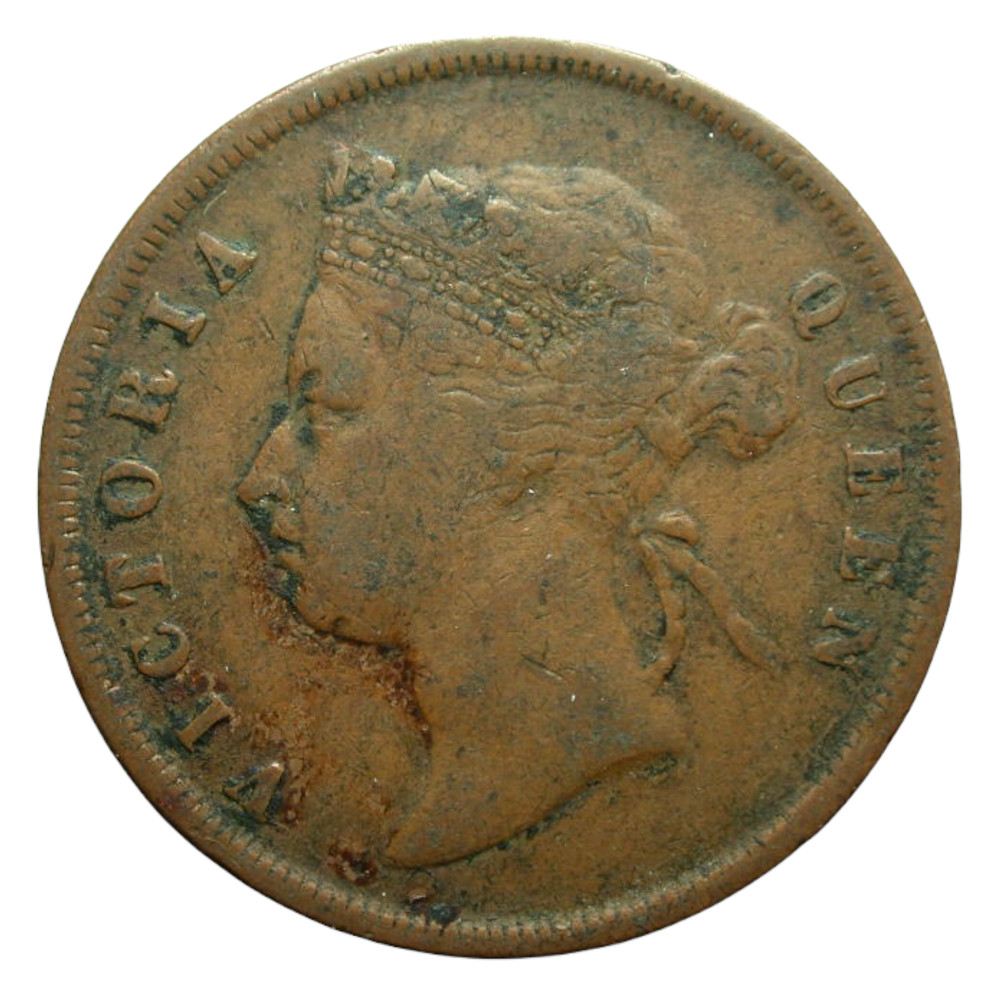 Straits Settlements 1887 One Cent