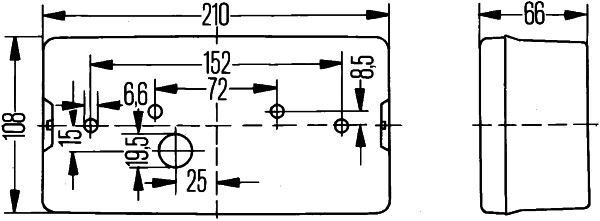 HELLA 2VP 006 040-121 COMBINATION REARLIGHT Right