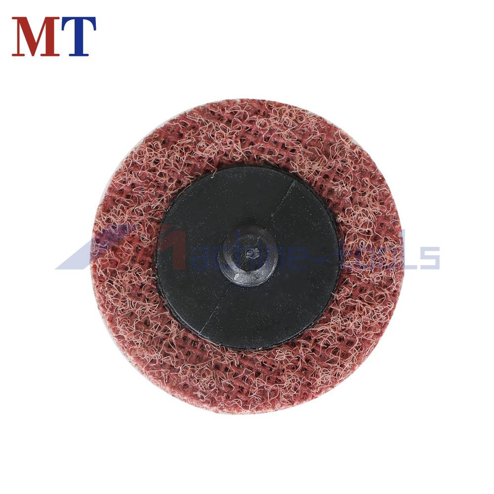 50 Pack Medium Surface Conditioning Discs 2" Roll Lock Die Grinder Sanding Pads