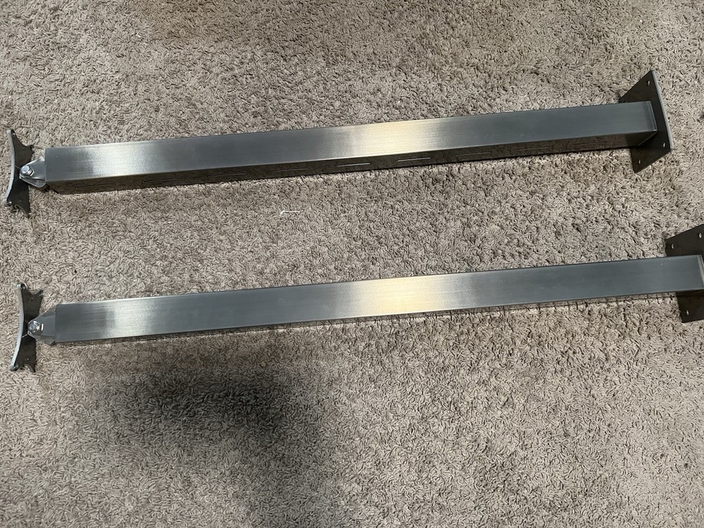 2 Pack Cable Railing Post Stainless Steel Adjustable Angle Intermediate Post for
