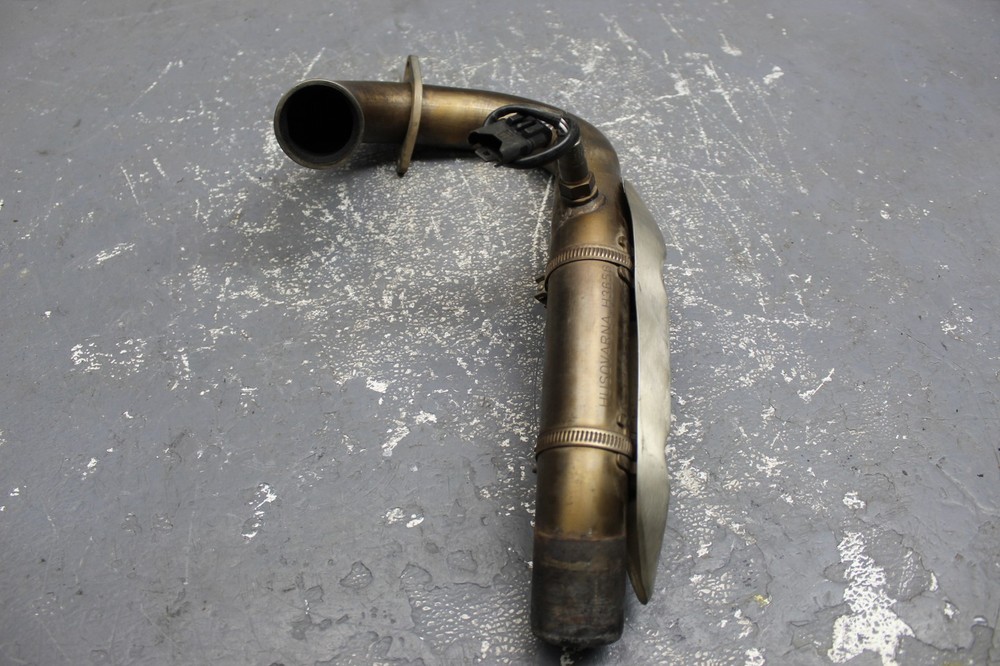 2012 HUSQVARNA TE449 OEM EXHAUST PIPE HEADER W/ O2 SENSOR
