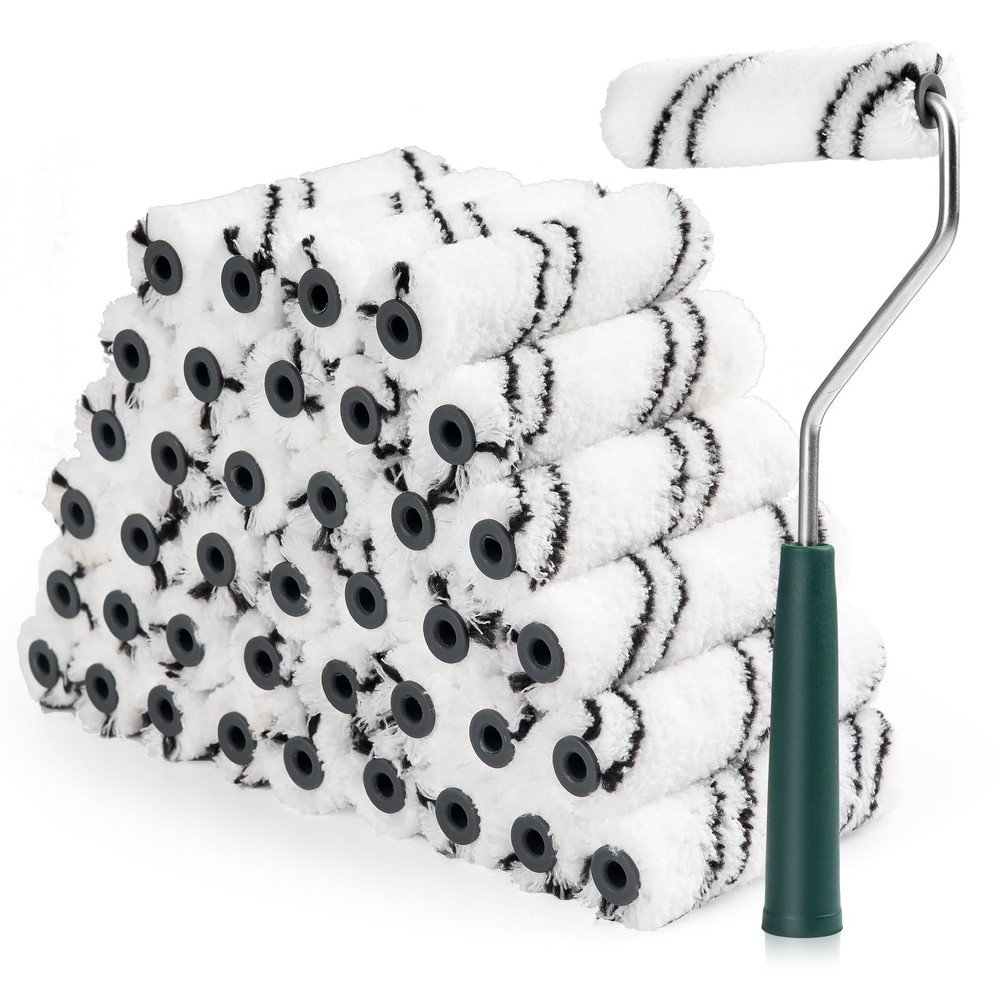 CoatPro Twools Microfiber Paint Roller 4 Inch, 4 inch paint roller 40 pack