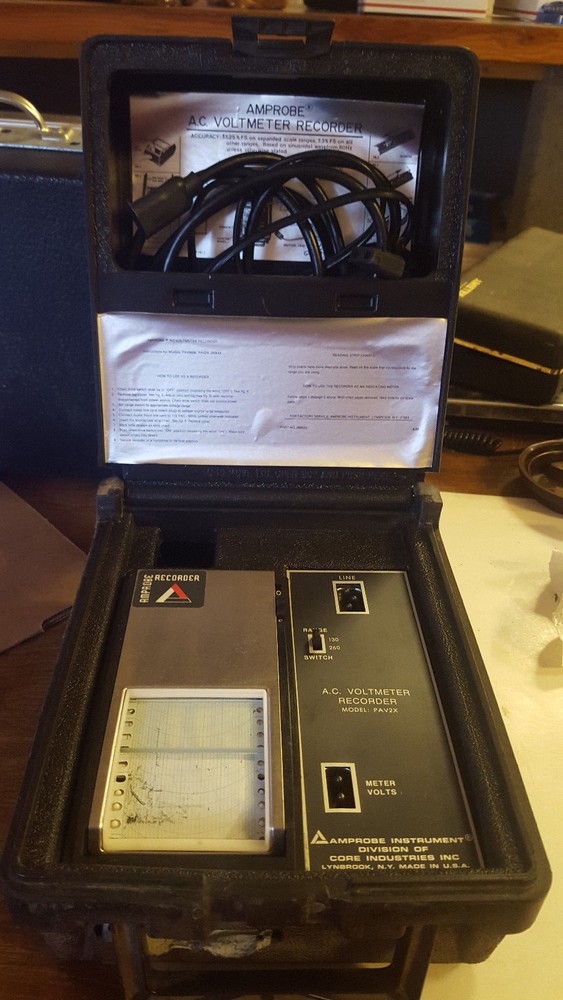 Amprobe-A.C. Voltmeter Recorder-Model # PAV2X