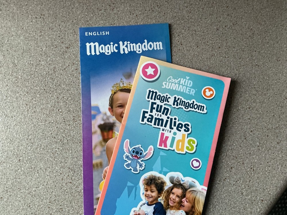 DISNEY WORLD FLORIDA. EPCOT Disability Guide Map + Child’s Guide. “FREE POST”