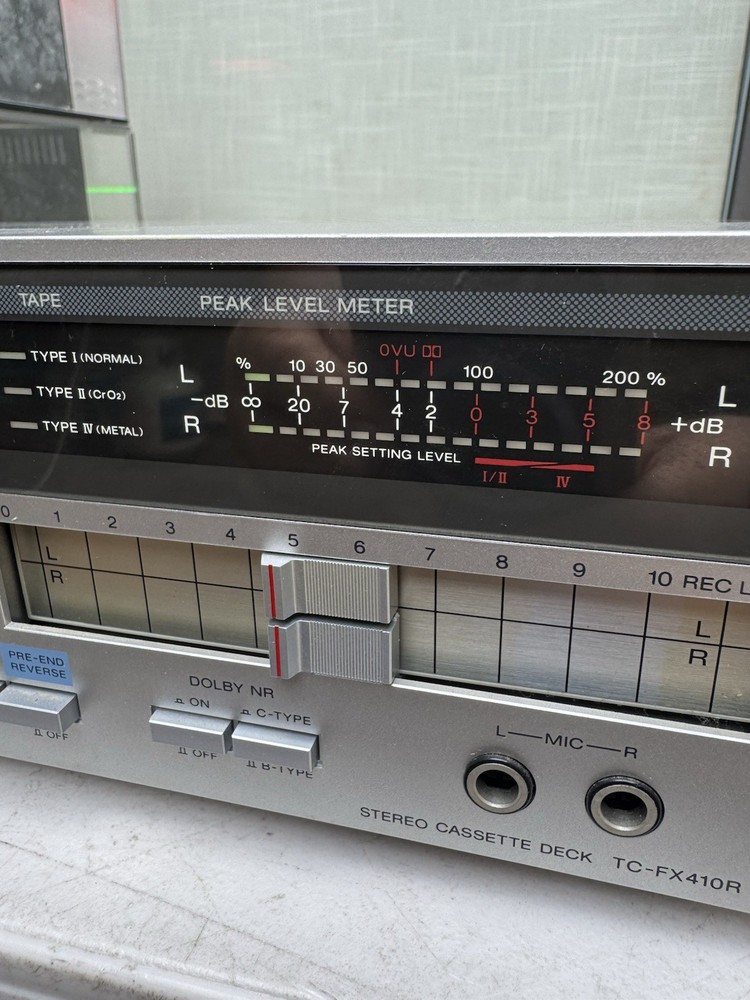 Sony TC-FX410R auto reverse cassette deck