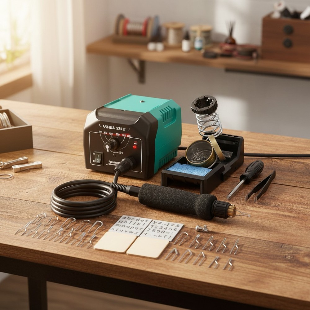 Versatile Wood Burning Set - Temperature Adjustable Pyrography Tool for Artists