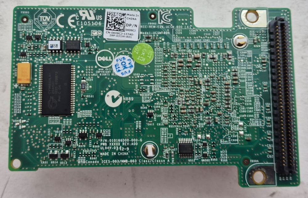 Dell PowerEdge Perc 310 Mini Mono SAS Raid Controller 0K09CJ UCSM-800