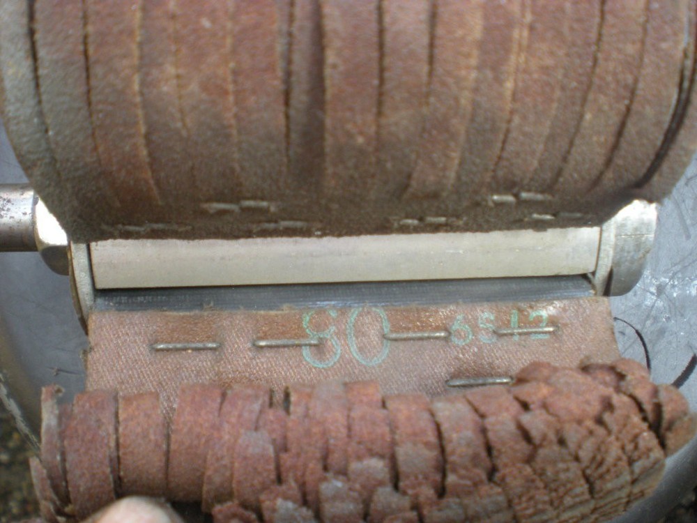 flap sander/ honer 6 in bore