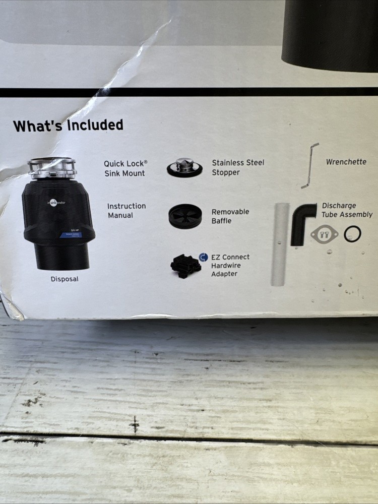 Garbage Disposal InSinkErator Power 900 Continuous feed 3/4 HP