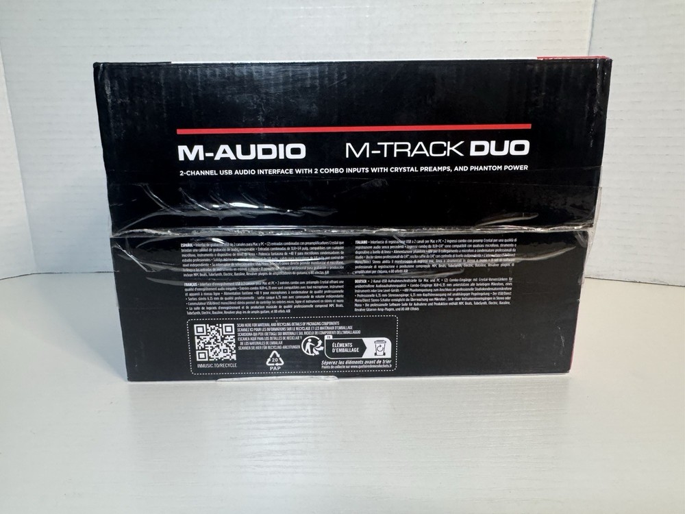 M-Audio M-Track Duo 2-Channel USB Audio Interface