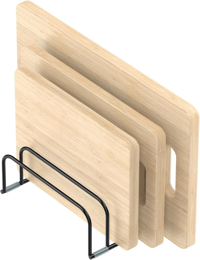 Cutting Board Storage Rack, Compact Cutting Board Organizer, Chopping Board Stor