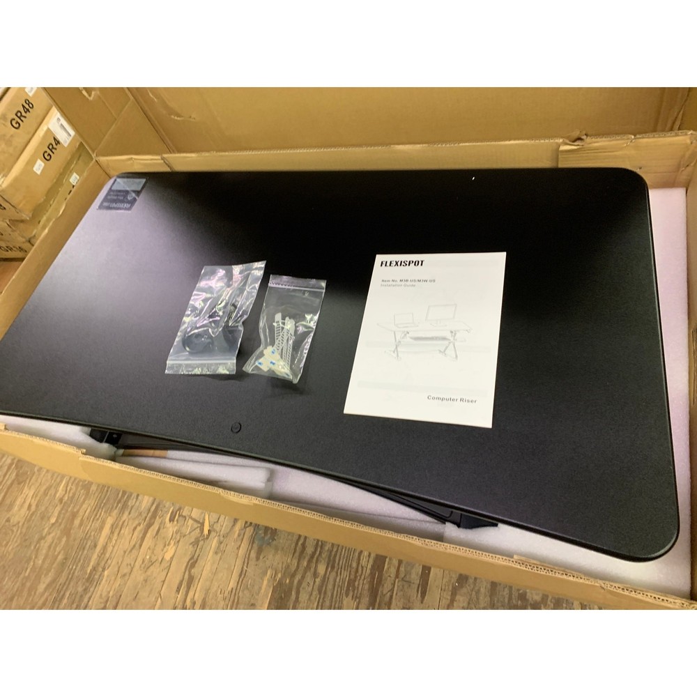 FlexiSpot Standing Desk 47" Computer Riser Keyboard Tray M3B-E-US SEE DETAILS