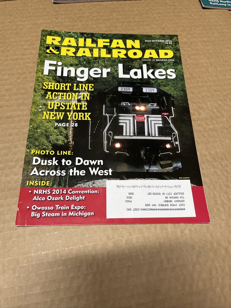 8 issues -Year 2014 RAILFAN & RAILROAD magazines Volume 33 issues 1-12
