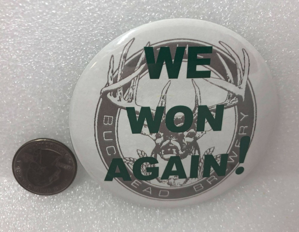 Buckhead Brewery We Won Again! Advertising Pin